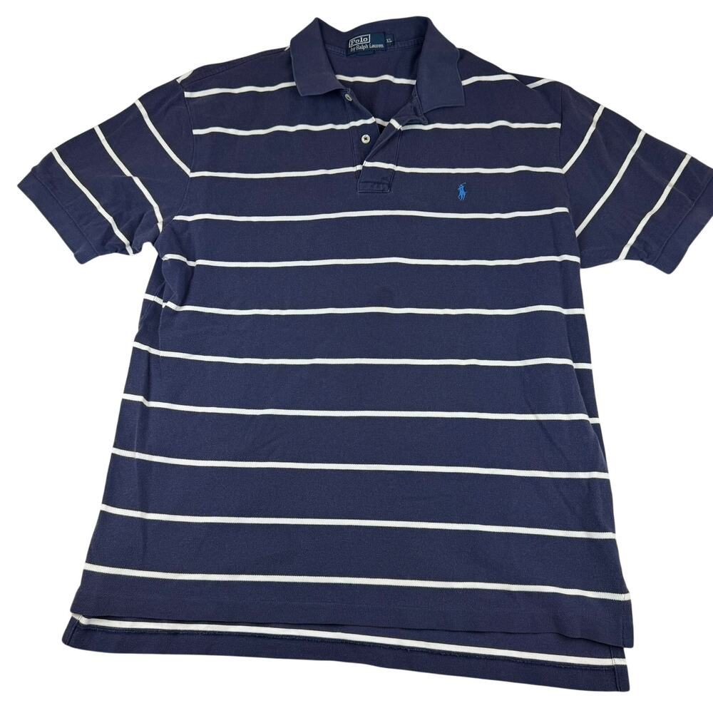 Vintage Polo Ralph Lauren Striped Polo Shirt XL